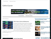 Tablet Screenshot of collinscourier.com